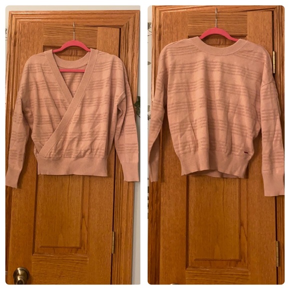 n:PHILANTHROPY deep v-neck back sweater - Picture 1 of 6
